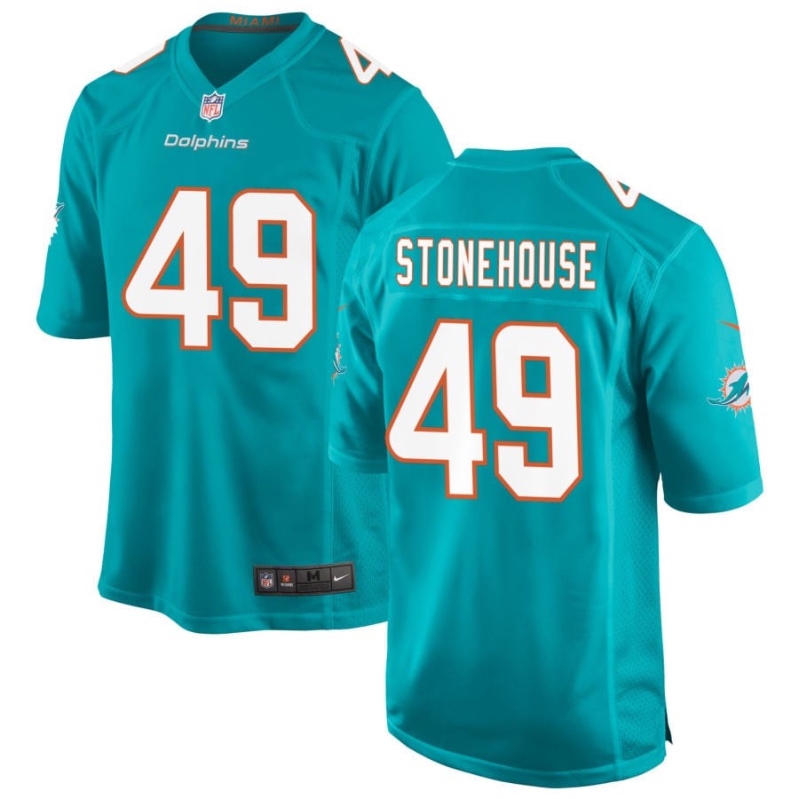 Ryan Stonehouse Miami Dolphins 2025 Game Jersey - Aqua