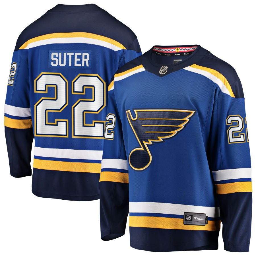 Ryan Suter St. Louis Blues 2025 Home Jersey - Blue 1 Ryan Suter St. Louis Blues 2025 Home Jersey - Blue