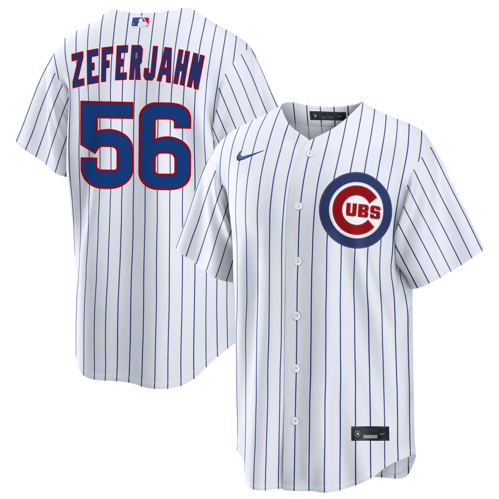 Ryan Zeferjahn Chicago Cubs 2026 Home Jersey - White