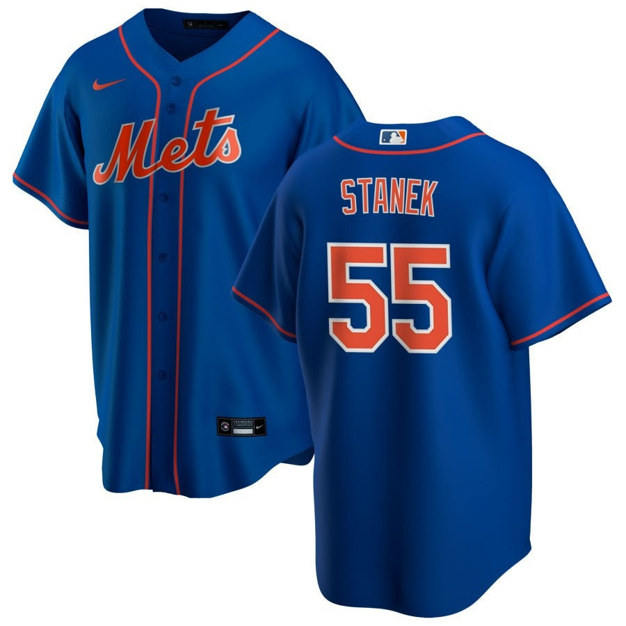 Ryne Stanek New York Mets 2025 Alternate Replica Jersey - Royal
