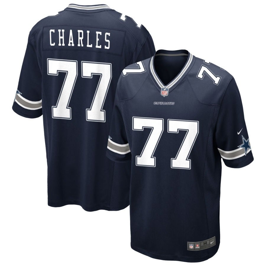 Saahdiq Charles Dallas Cowboys 2025 Game Jersey - Navy