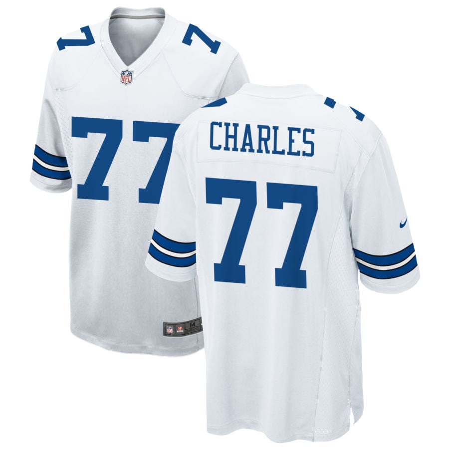 Saahdiq Charles Dallas Cowboys 2025 Game Jersey - White