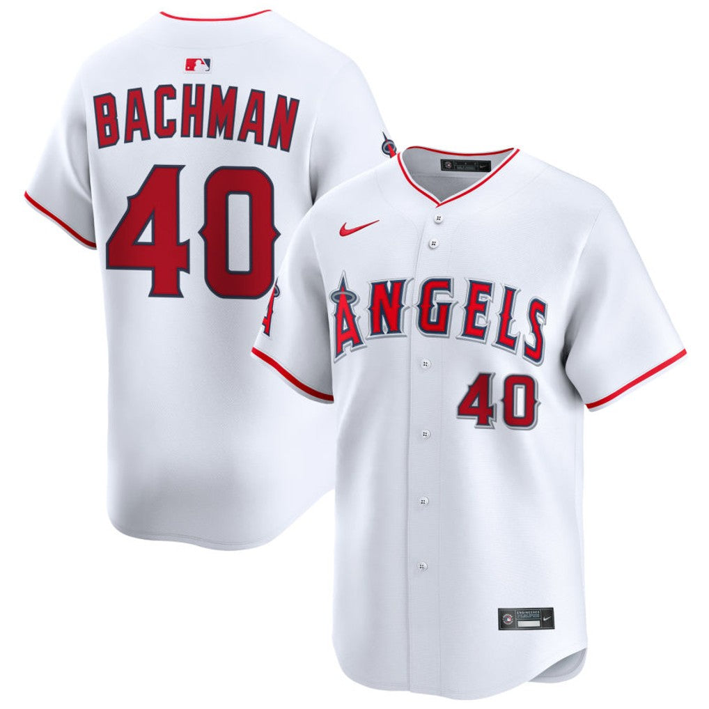 Sam Bachman Los Angeles Angels 2026 Home Limited Jersey - White
