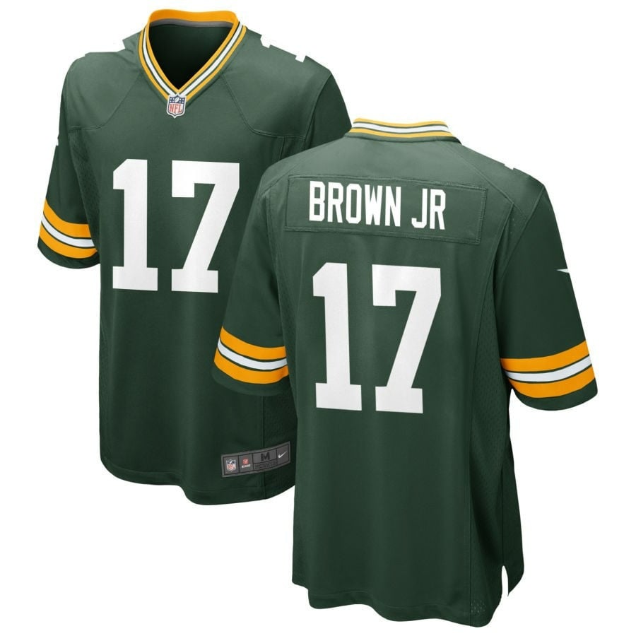 Sam Brown Jr Green Bay Packers 2025 Game Jersey - Green