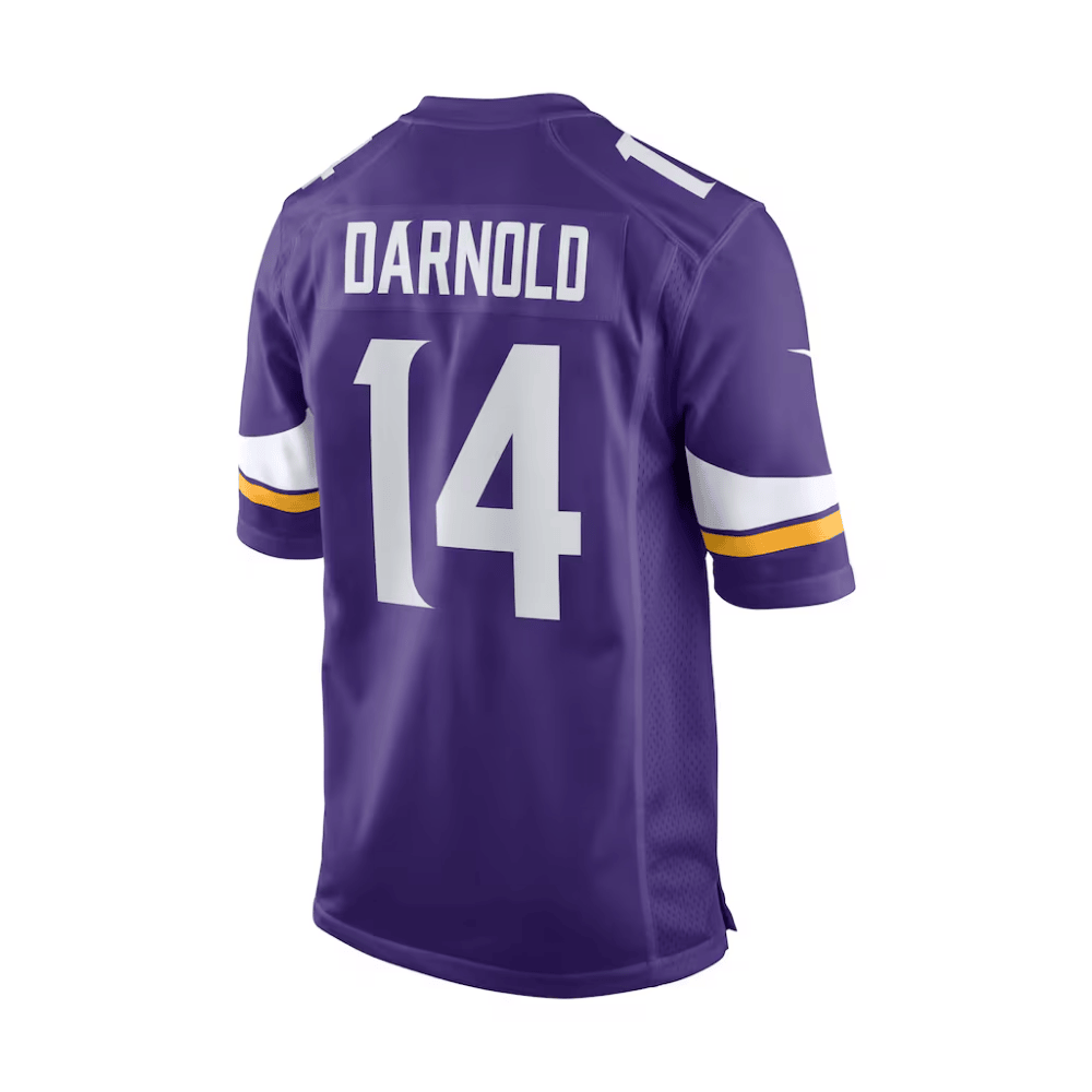 Sam Darnold Baltimore Ravens 2025 Pro Bowl Patch Game Men Jersey - Purple - Image 3