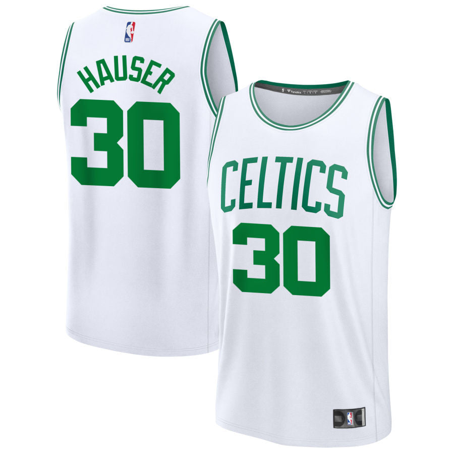 Sam Hauser Boston Celtics 2025 Fast Break Association Edition Jersey - White