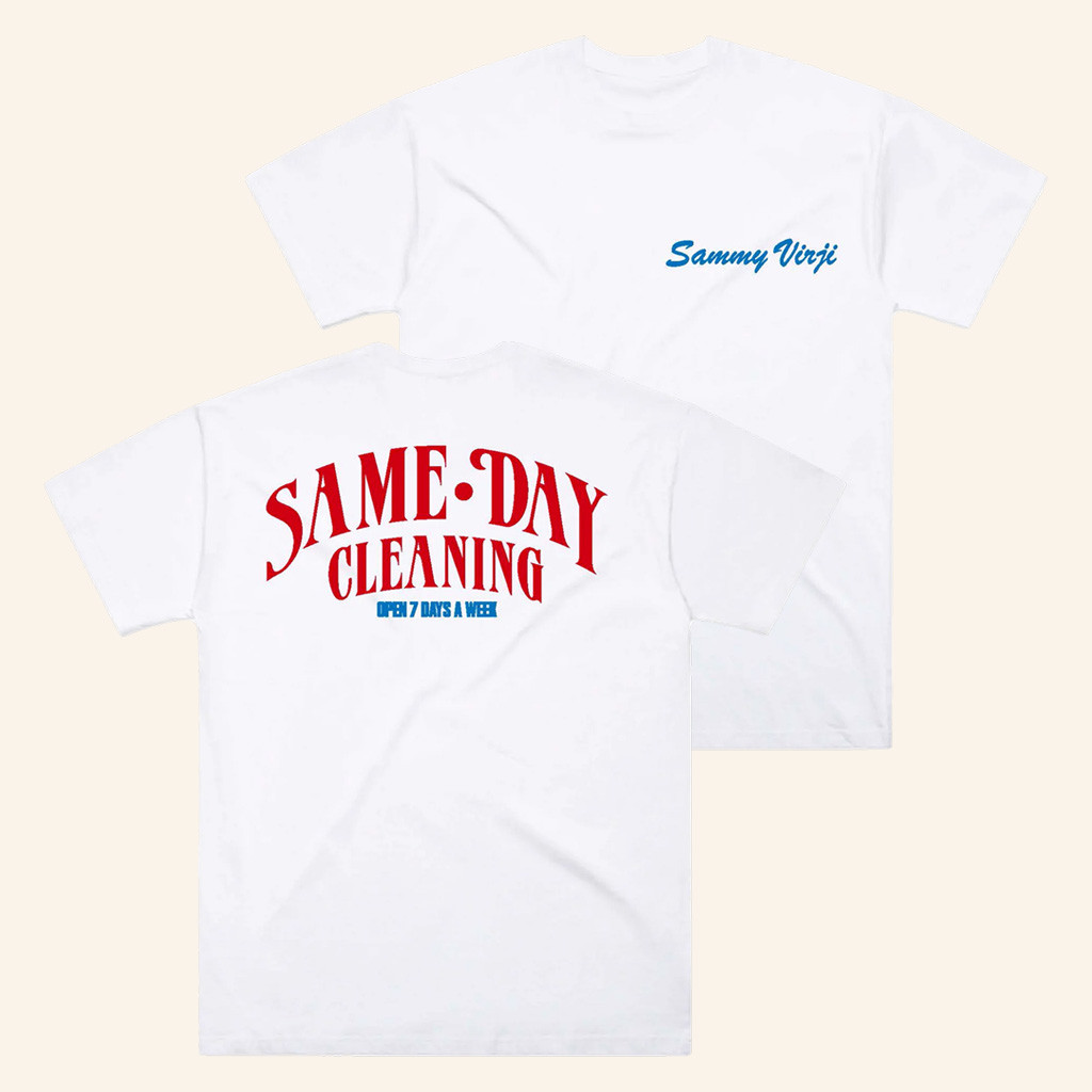 Sammy Virji Merch Same Day Cleaning T-Shirt Christmas Gifts For Boyfriend