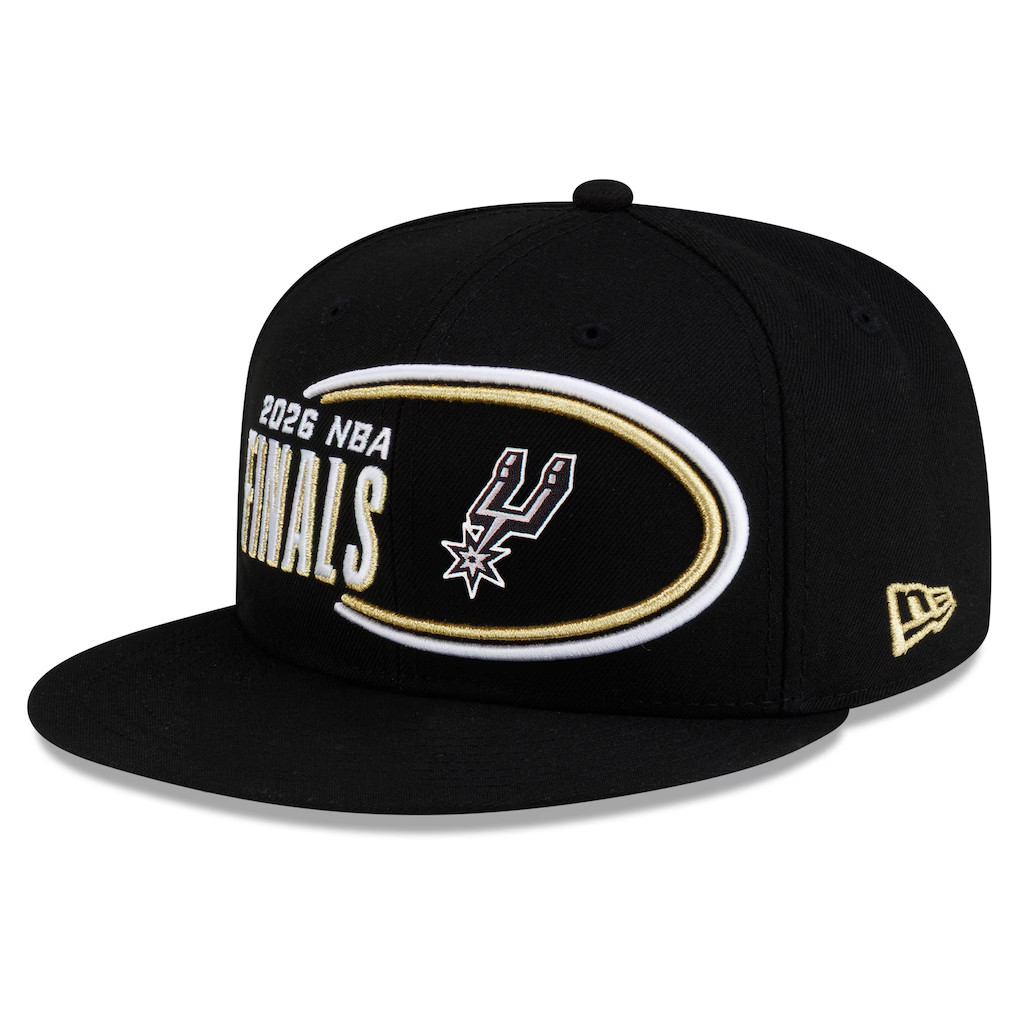San Antonio Spurs Finals Merch 2026 Spurs Western Conference Champions Locker Room Snapback Hat