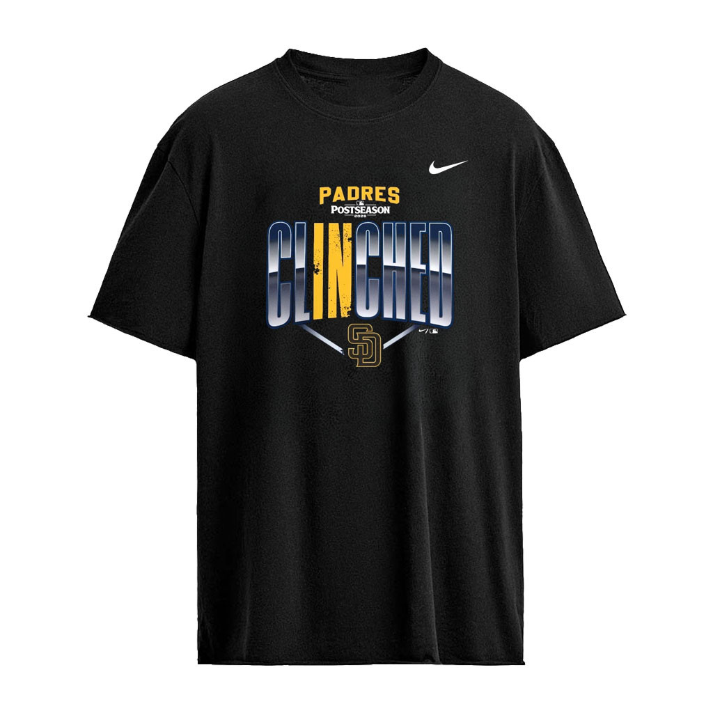 San Diego Padres 2026 Postseason Clinched T-Shirt