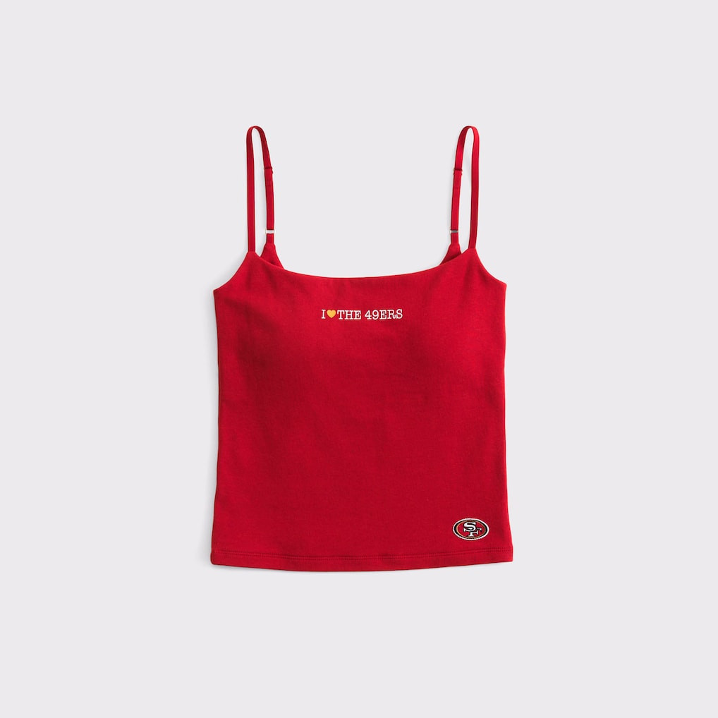 San Francisco 49ers Football Game Day Cami Top 49ers Merch Football Fan Gift Ideas