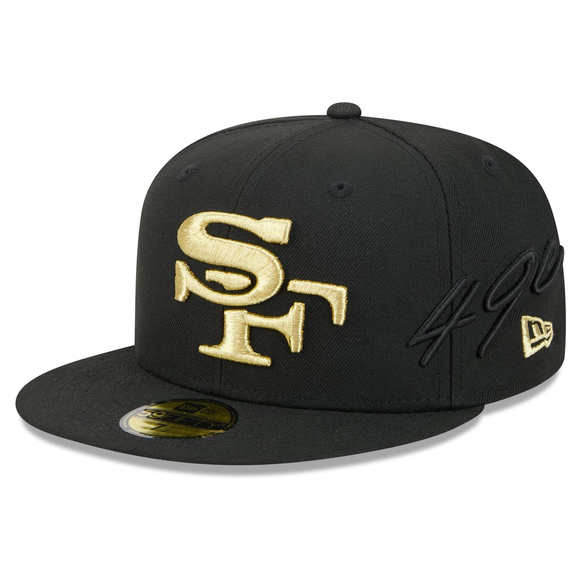 San Francisco 49ers Hat Black NFL Rivalries Merch Fitted Cap American Football Gifts