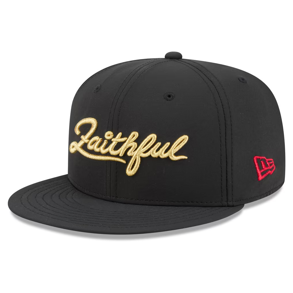 San Francisco 49ers Merch 2026 New Era Black SF 49ers Rivalries Collection Snapback Hat Gifts - Image 2