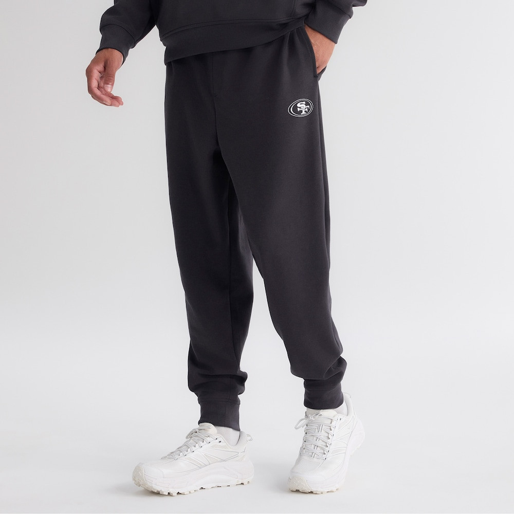 San Francisco 49ers Merch - Men's Fanatics Clutch Fleece Joggers, Charcoal - Best Gift For A Football Lover