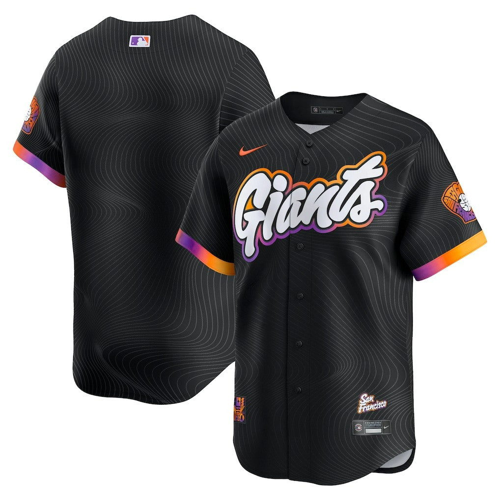 San Francisco Giants 2025 City Connect Limited Jersey - Anthracite