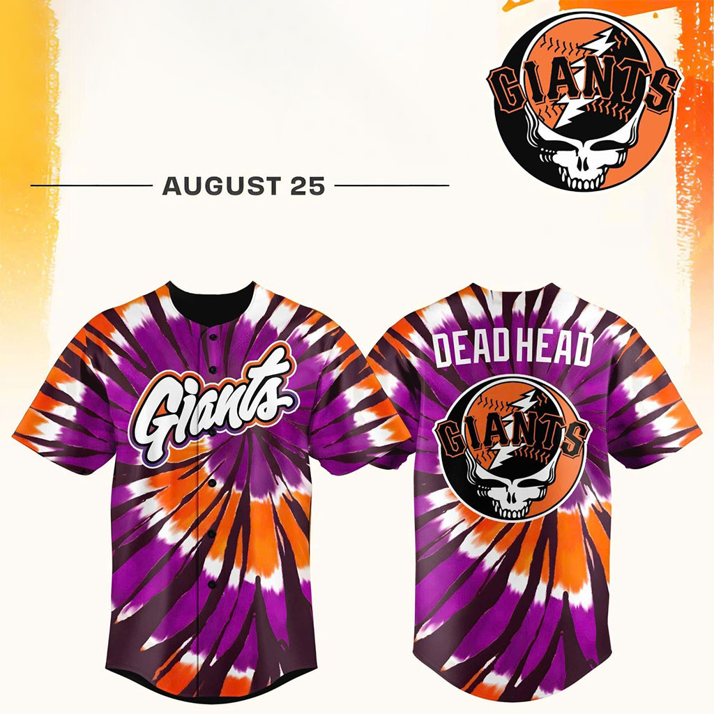 San Francisco Giants Grateful Dead Night 2026 Baseball Jersey SF Giants Merch Gift For Husband