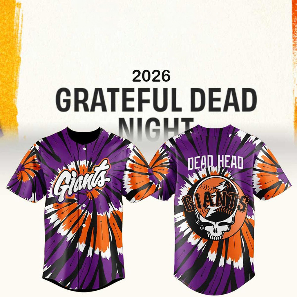 San Francisco Giants Grateful Dead Night 2026 Jersey SF Giants Merch Best Gift For Fans