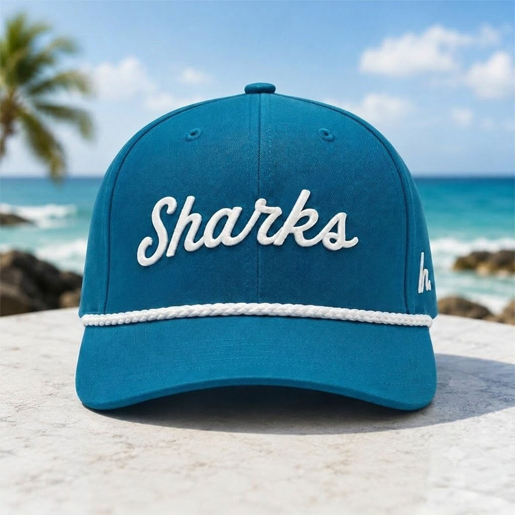 San Jose Sharks 2026 Hat Embroidered SJ Sharks Merch Gifts For Ice Hockey Fans