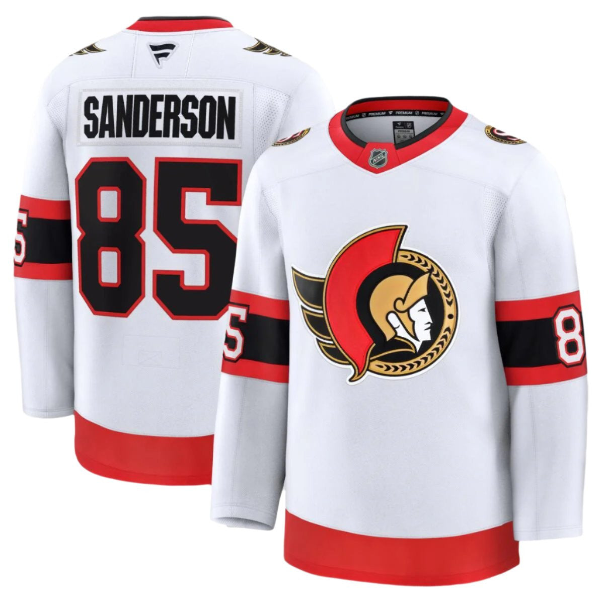Sanderson Ottawa Senators 2025 Premium Away Jersey - White 1 Sanderson Ottawa Senators 2025 Premium Away Jersey - White