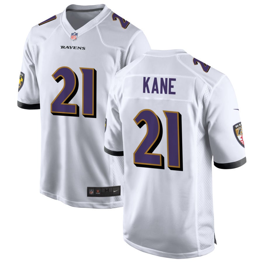 Sanoussi Kane Baltimore Ravens 2025 Game Jersey - White
