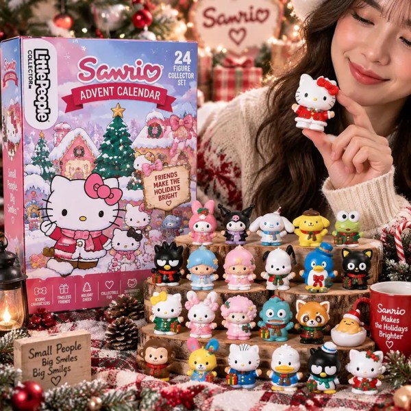 Sanrio Advent Calendar 2026 Cute Characters Christmas Ornament Sanrio Merch Gift For Daughters - Image 2
