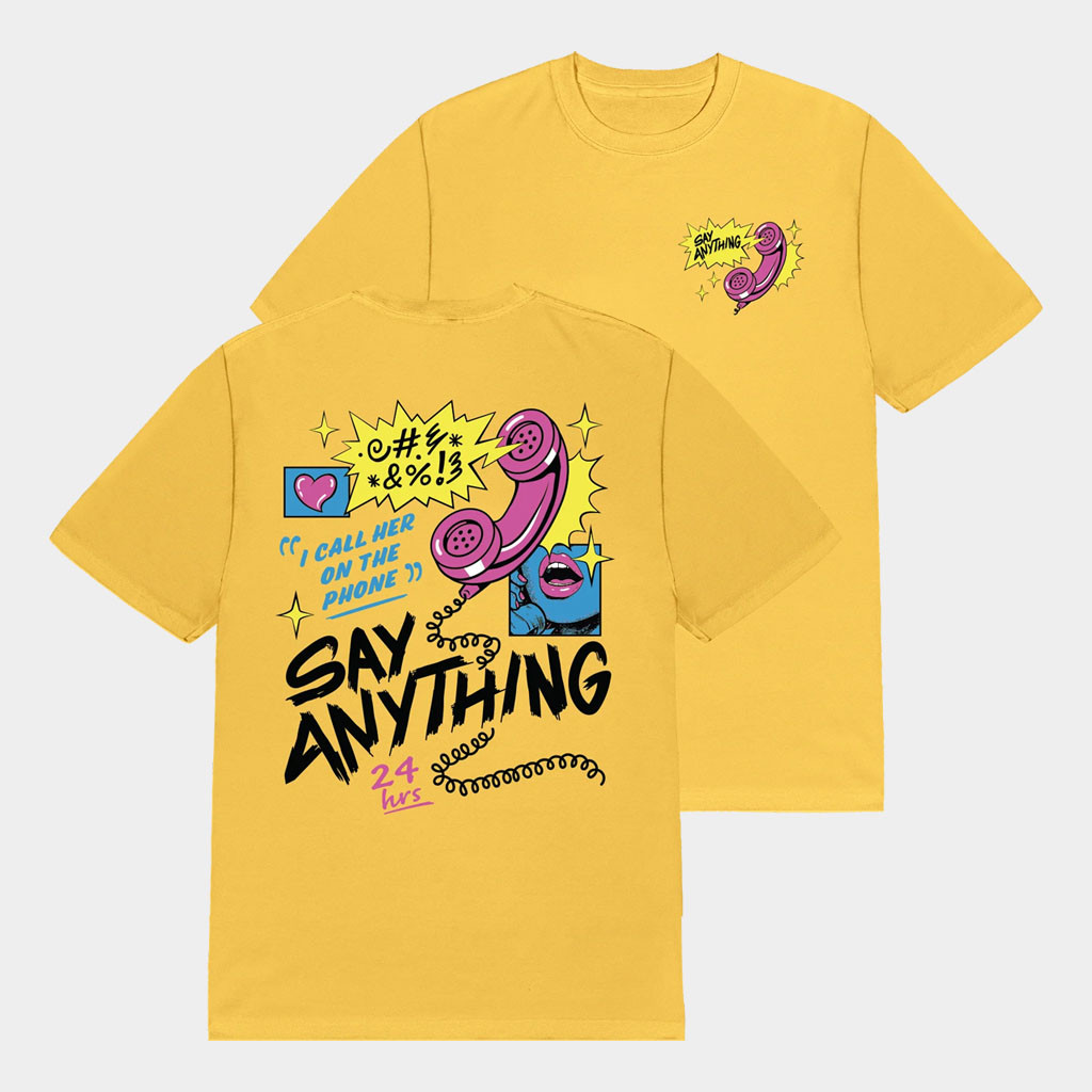 Say Anything Merch 2026 I Call Her Of The Phone T-Shirt Say Anything Shirt Gift For Friends
