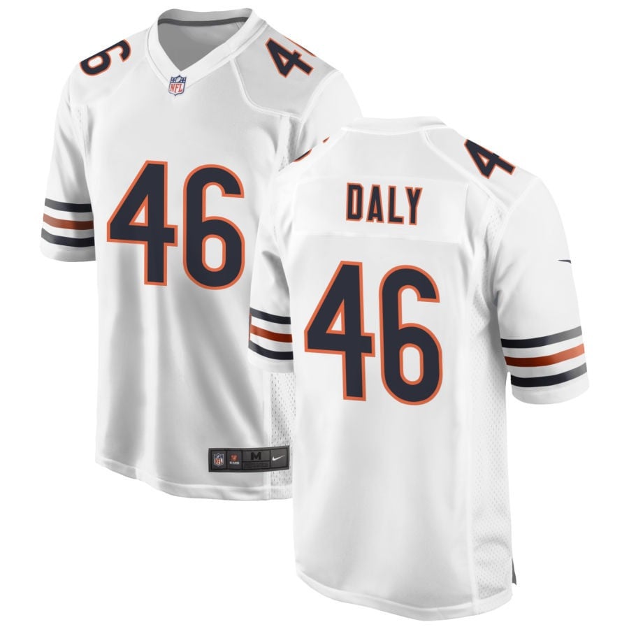 Scott Daly Chicago Bears 2025 Game Jersey - White