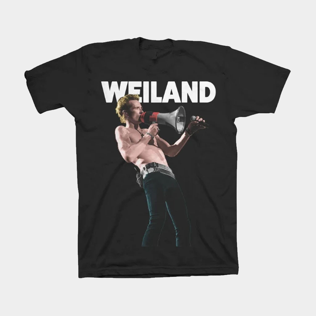 Scott Weiland Merch 2026 Megaphone T-Shirt Black Music Lover Gifts For Him