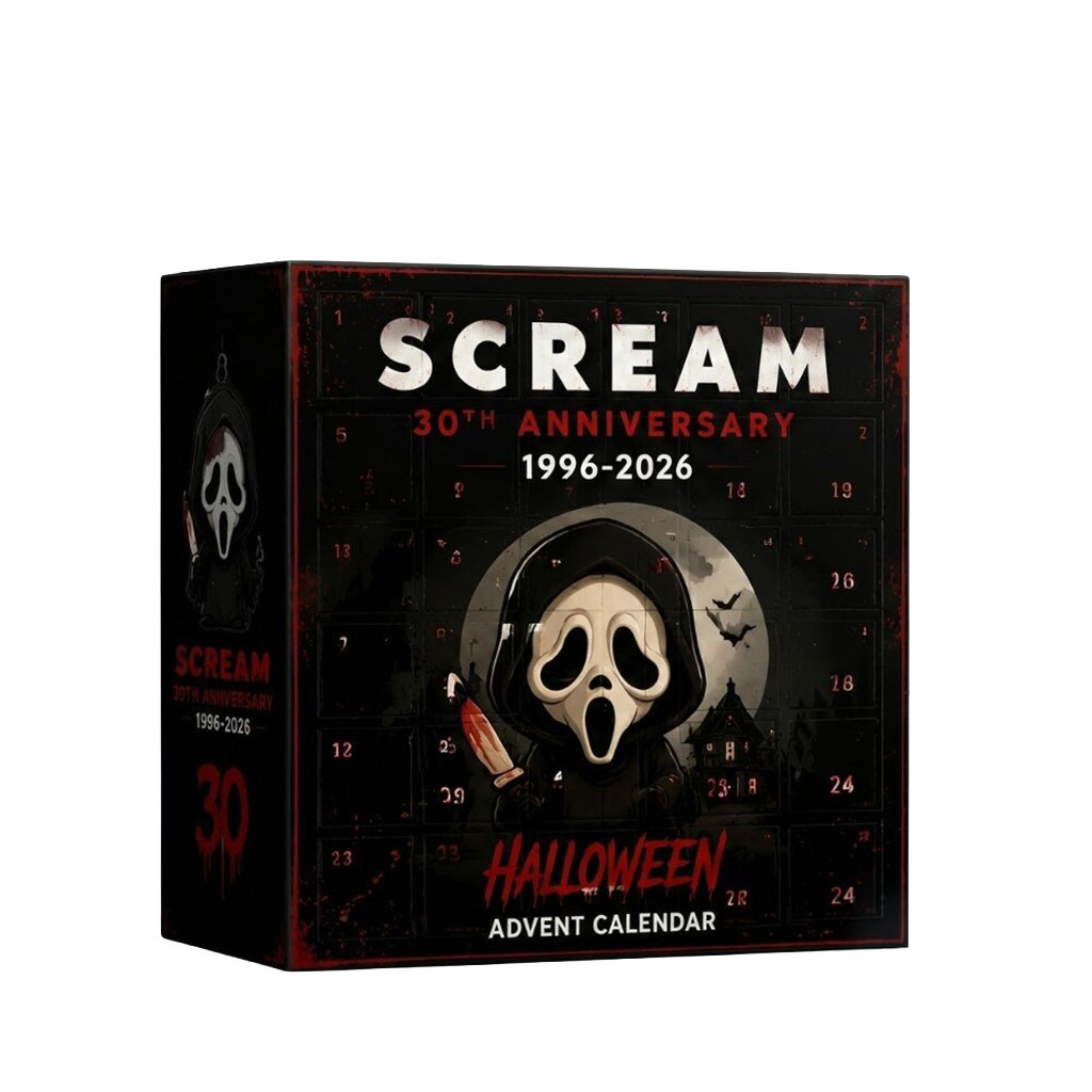 Scream Ghostface 30Th Anniversary Halloween Advent Calendar Scream Movie Merch Horror Fan Gift