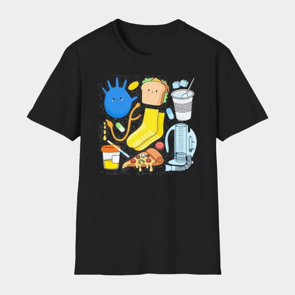 Scrubhacks Collab Nurse Collage T-Shirt Birthday Gift For Daughter