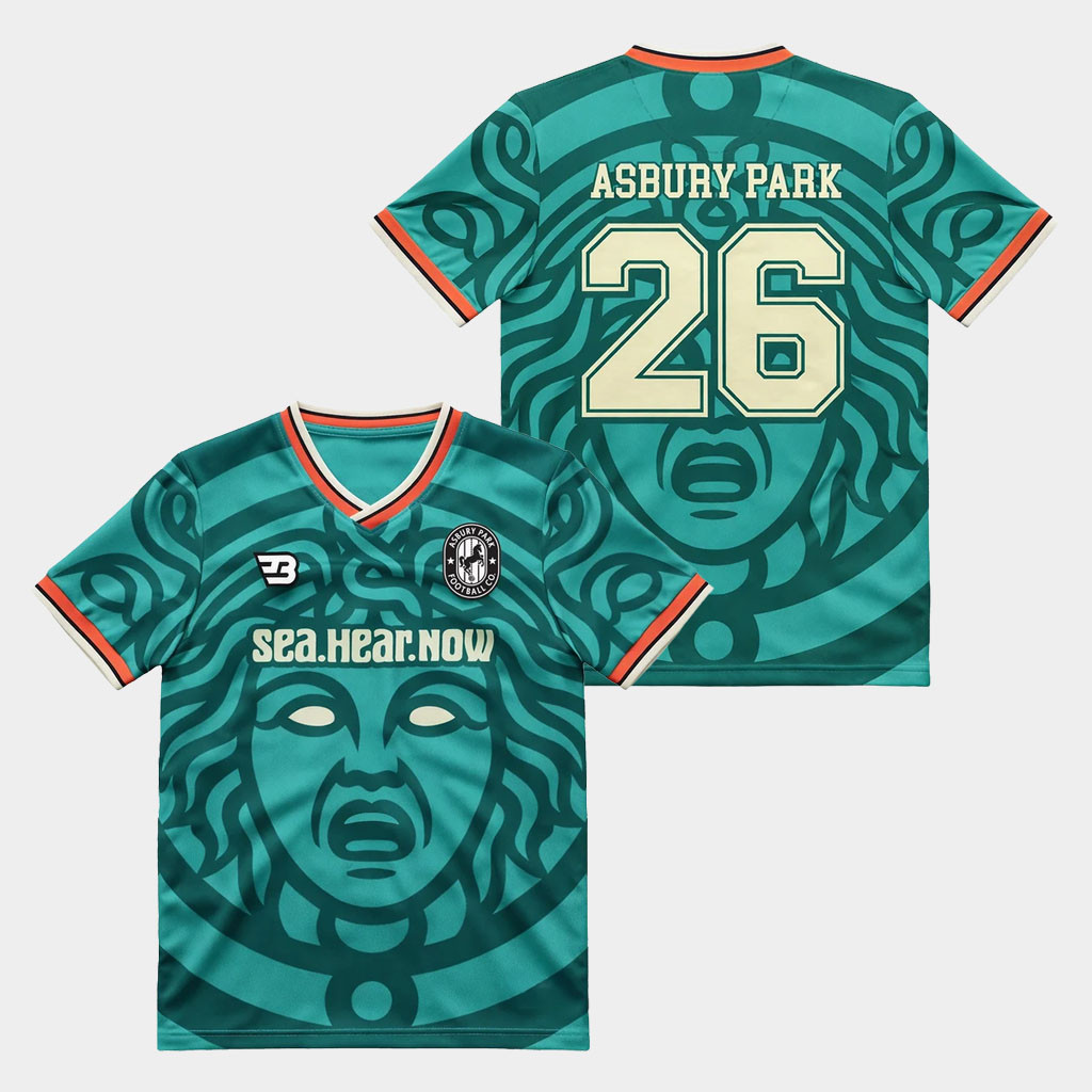 Sea Hear Now Festival Merch 2026 APFC X SHN Medusa Soccer Jersey Gifts For Music Lovers