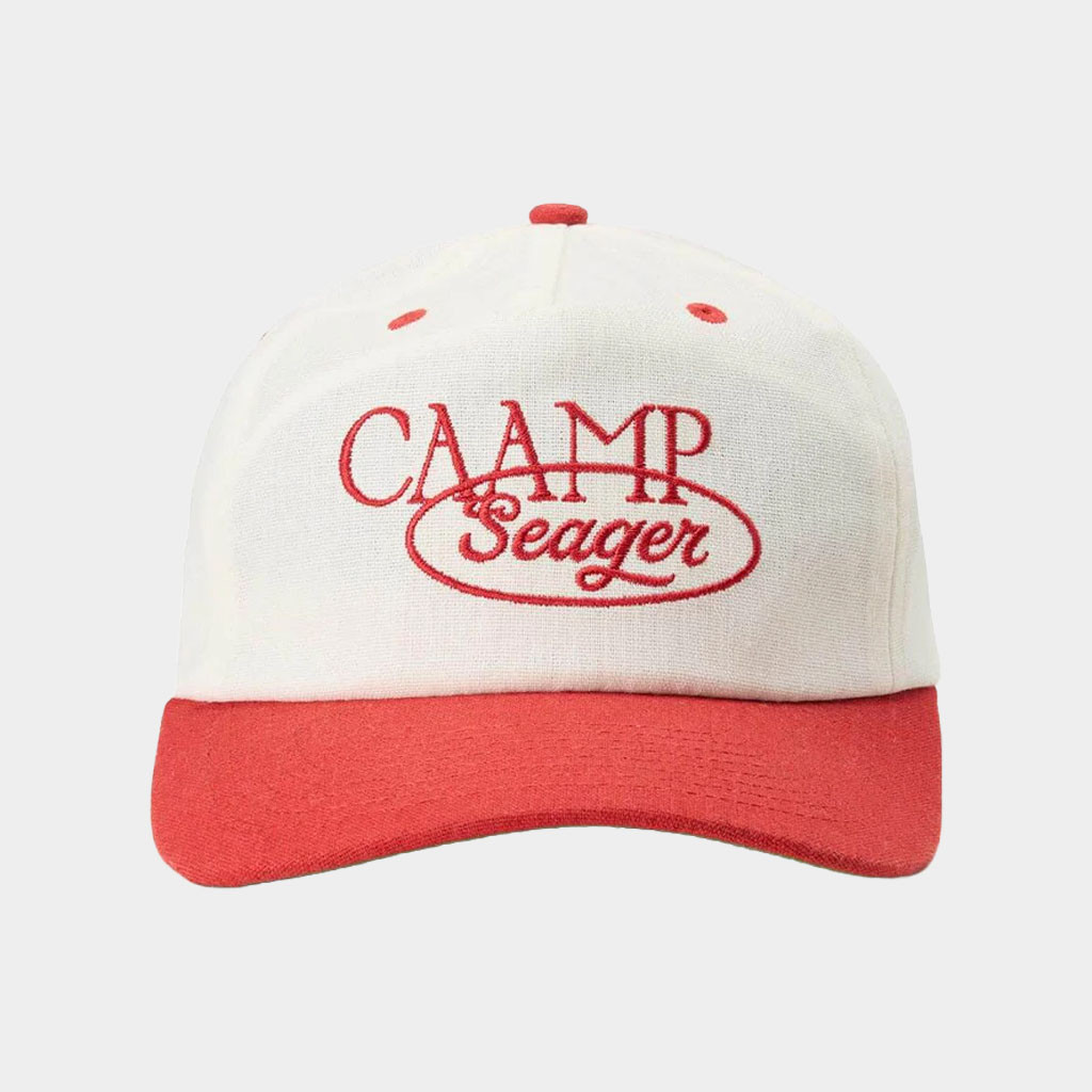 Seager Co Merch 2026 Seager X Caamp Hemp Embroidered Hat Two Tone Cap Gift For BFF