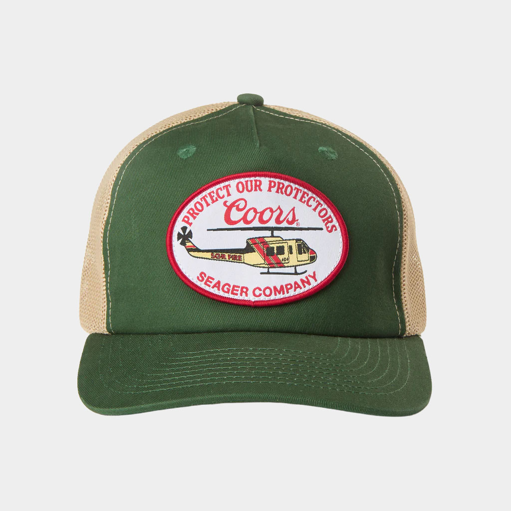 Seager Co Merch 2026 Seager X Coors Banquet Helo Trucker Hat Unique Gift For Boyfriend