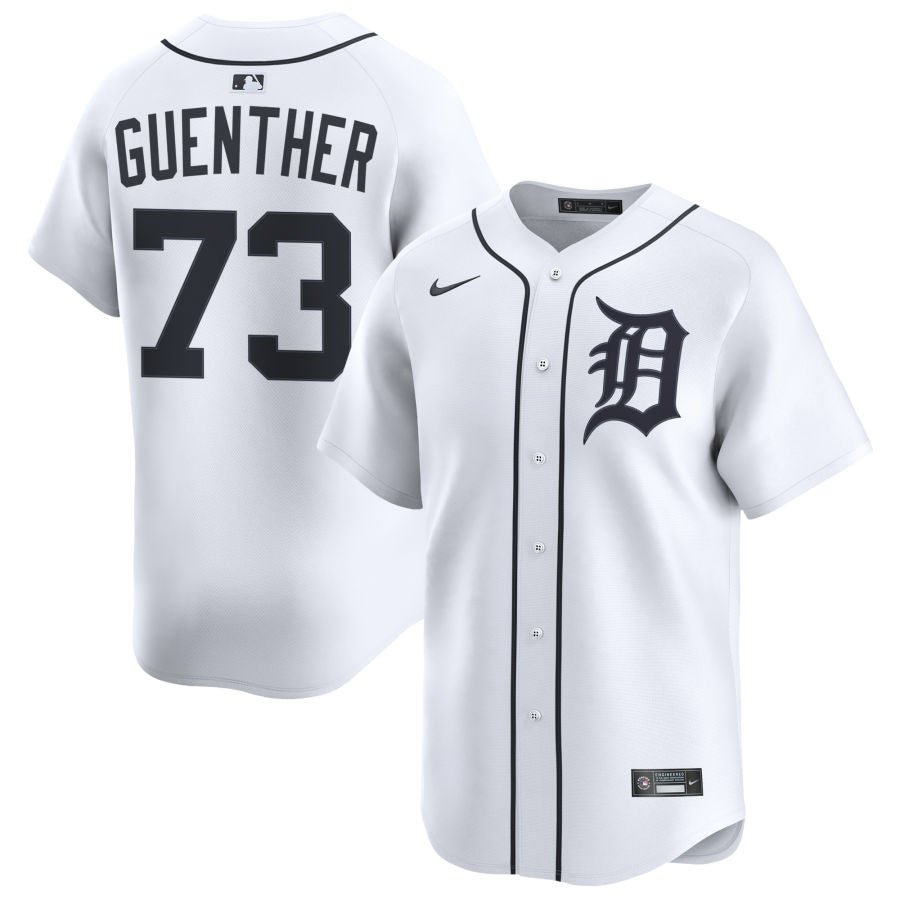 Sean Guenther Detroit Tigers 2025 Home Limited Jersey - White