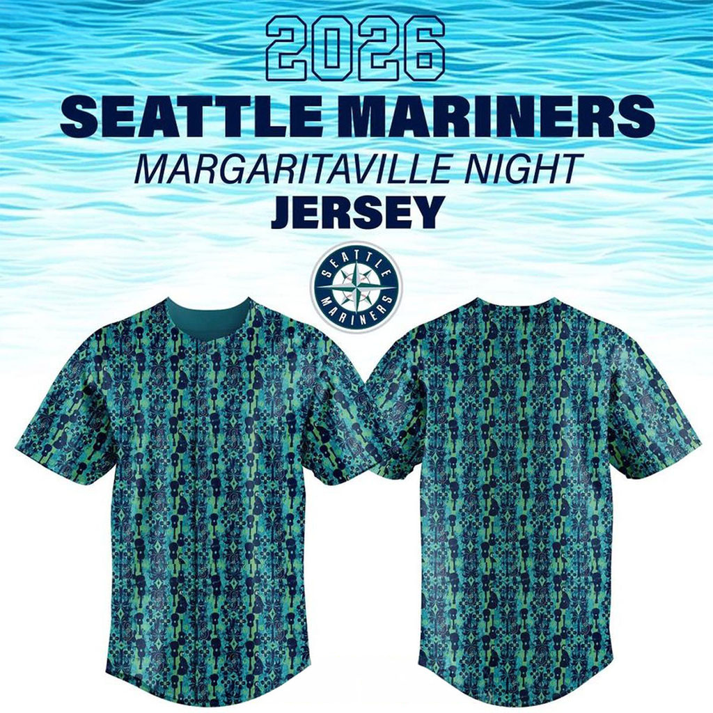 Seattle Mariners Margaritaville Night 2026 Baseball Jersey Seattle Mariners Merch Gift For Fans