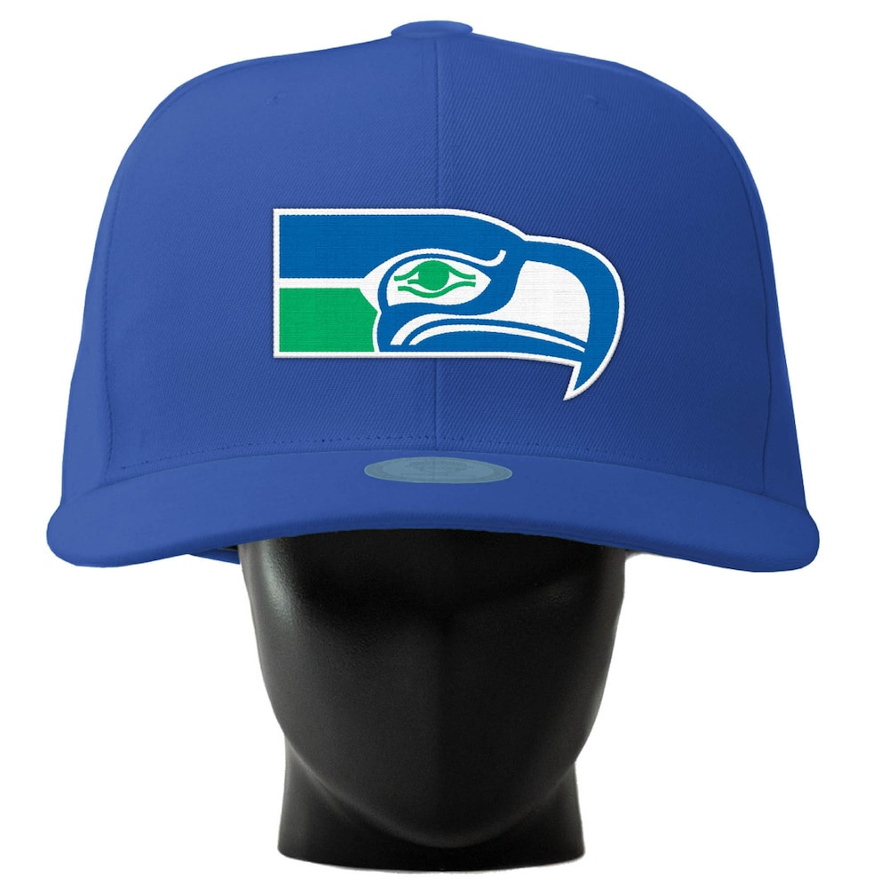 Seattle Seahawks Merch - Unisex Noggin Boss Royal Oversized Hat - Football Fan Birthday Gift