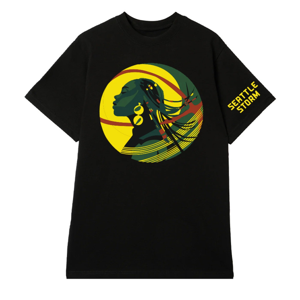 Seattle Storm Merch 2026 Deep Roots Black T-Shirt Basketball Enthusiast Gifts