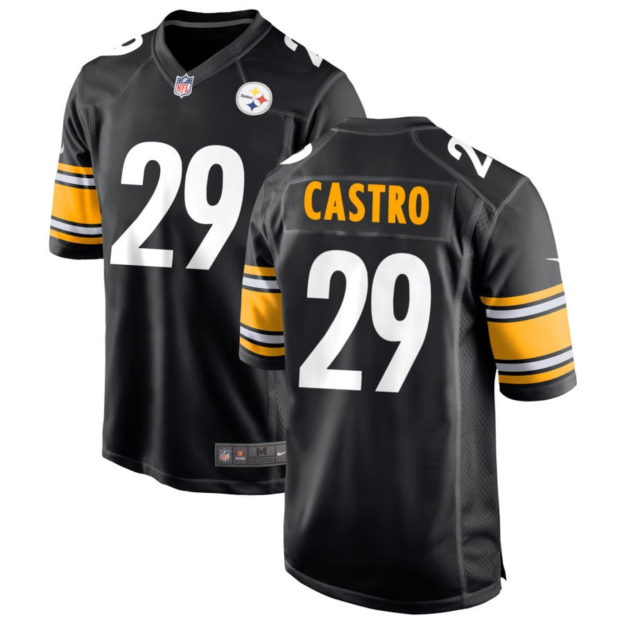 Sebastian Castro Pittsburgh Steelers 2025 Game Jersey - Black