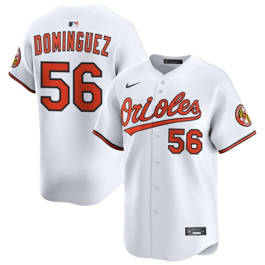 Seranthony Dominguez Baltimore Orioles 2025 Home Limited Jersey - White