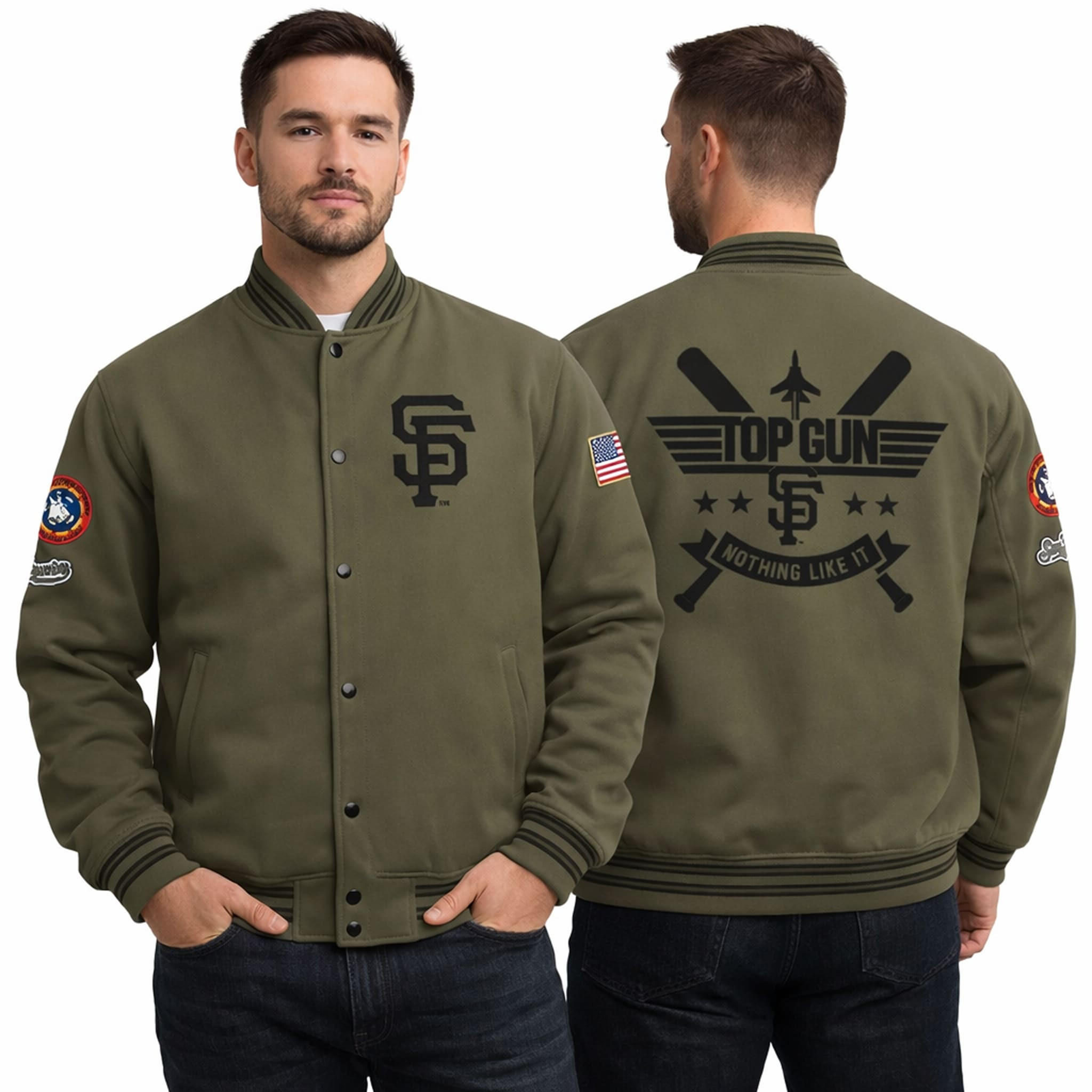 SF Giants Top Gun Night Jacket Giveaway 2026 Giants Merch Cool Gifts For Baseball Lovers - Image 2