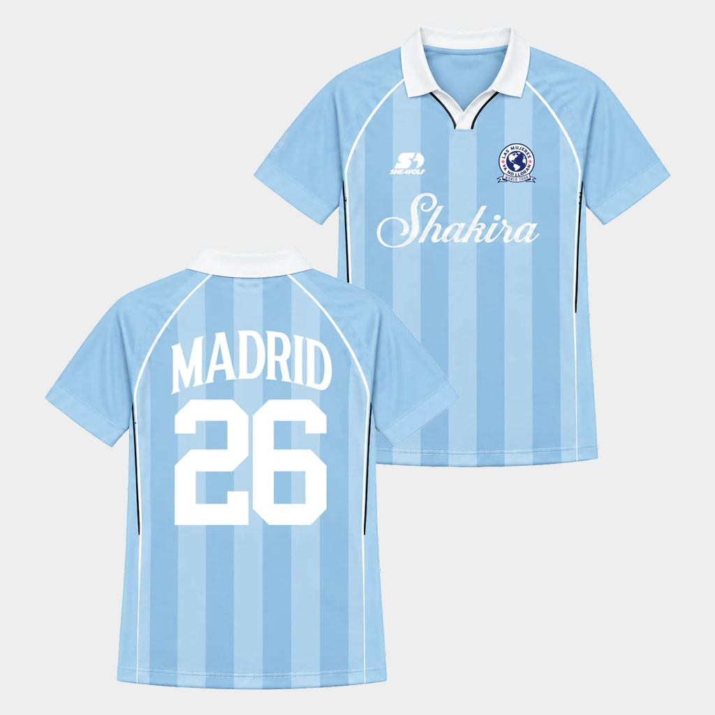 Shakira Merch 2026 Madrid 26 Jersey Shirt Las Mujeres Ya No Lloran Tour Merch Fan Gifts