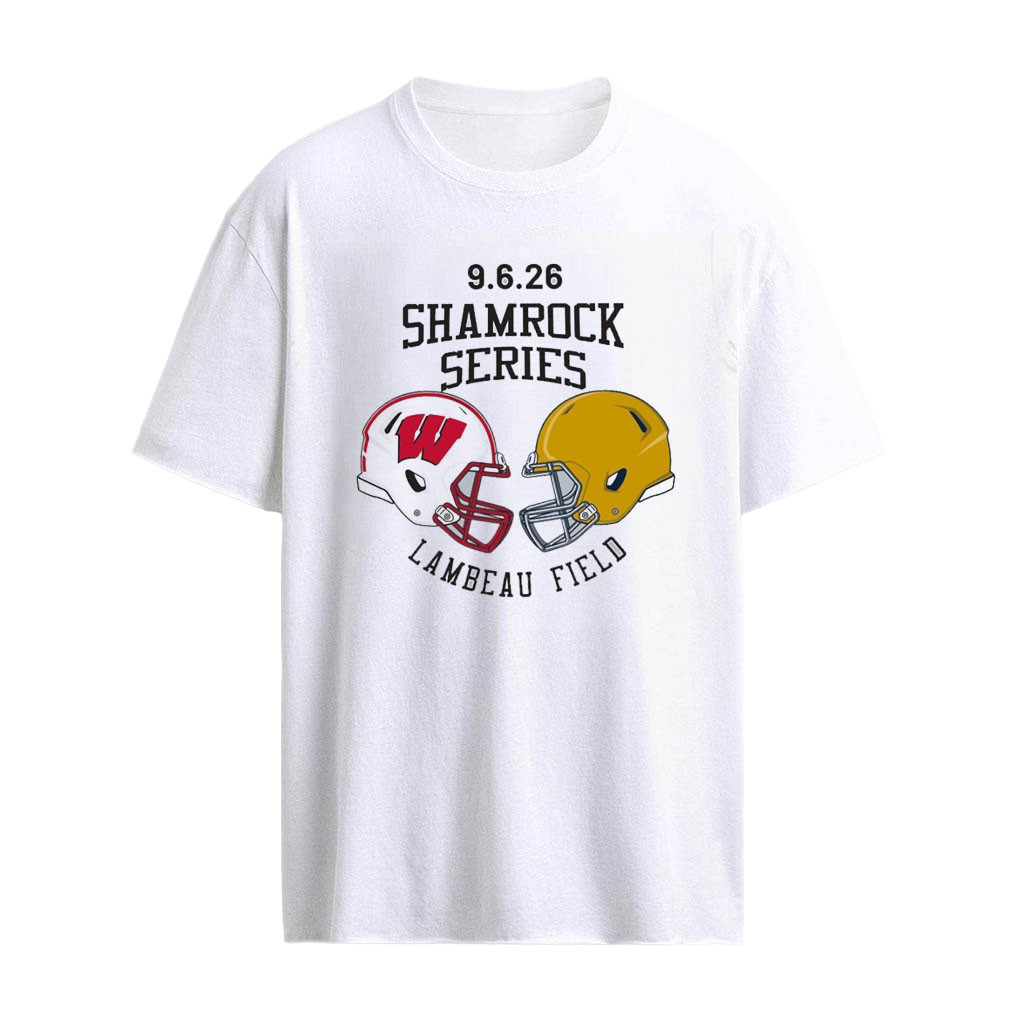 Shamrock Series Match Up 2026 Wisconsin vs Notre Dame Shirt