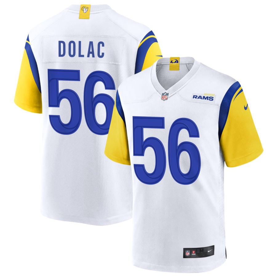 Shaun Dolac Los Angeles Rams 2025 Alternate Jersey - White