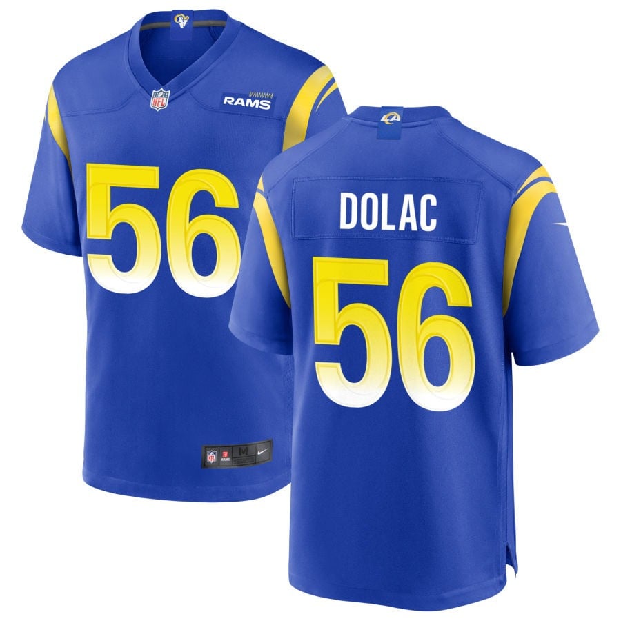 Shaun Dolac Los Angeles Rams 2025 Game Jersey - Royal
