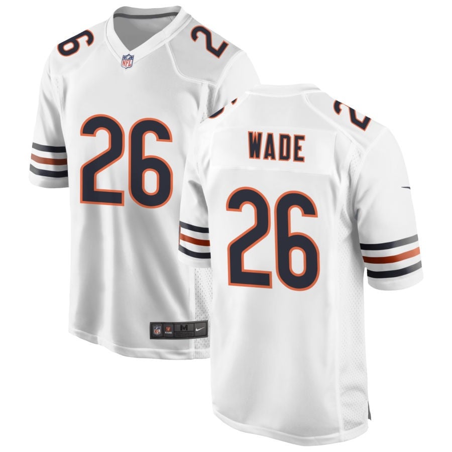 Shaun Wade Chicago Bears 2025 Game Jersey - White