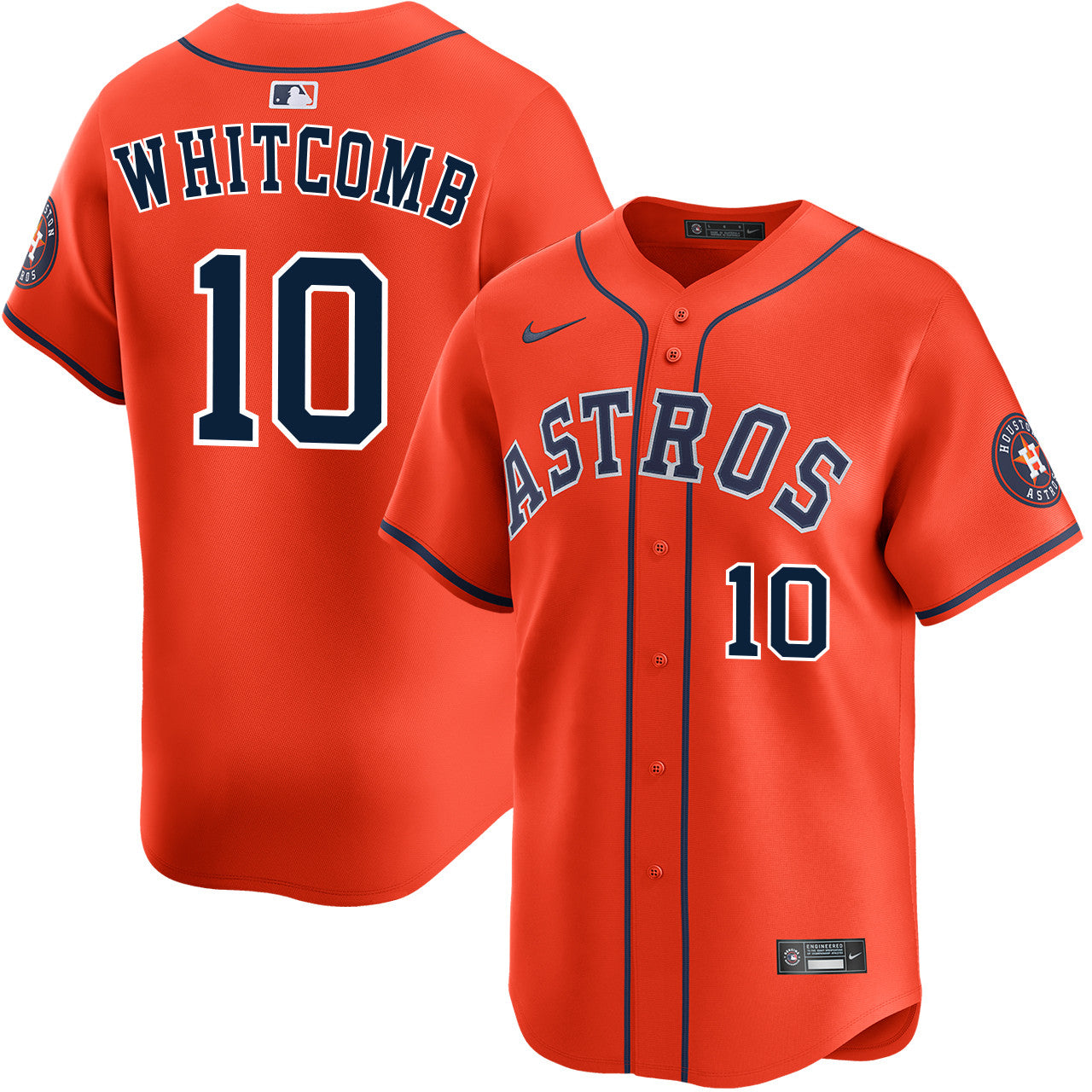Shay Whitcomb Houston Astros 2026 Alternate Limited Jersey - Orange