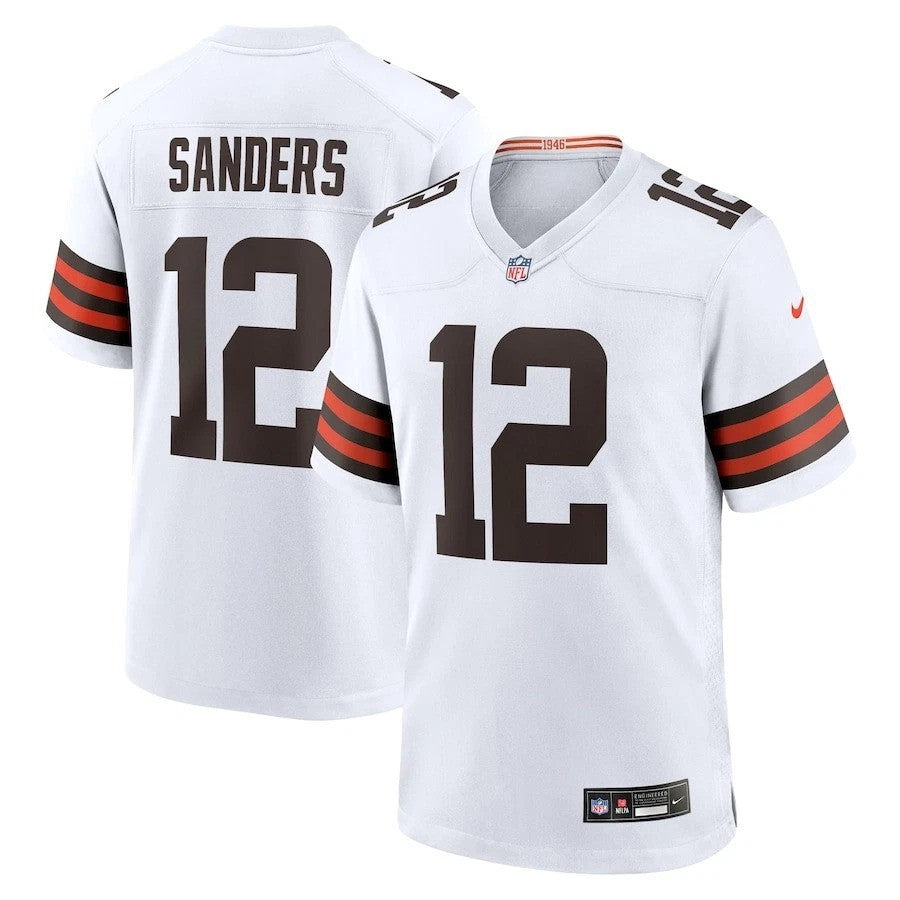 Shedeur Sanders Cleveland Browns 2025 Game Jersey - White