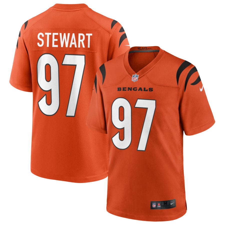 Shemar Stewart Cincinnati Bengals 2025 Alternate Game Jersey - Orange