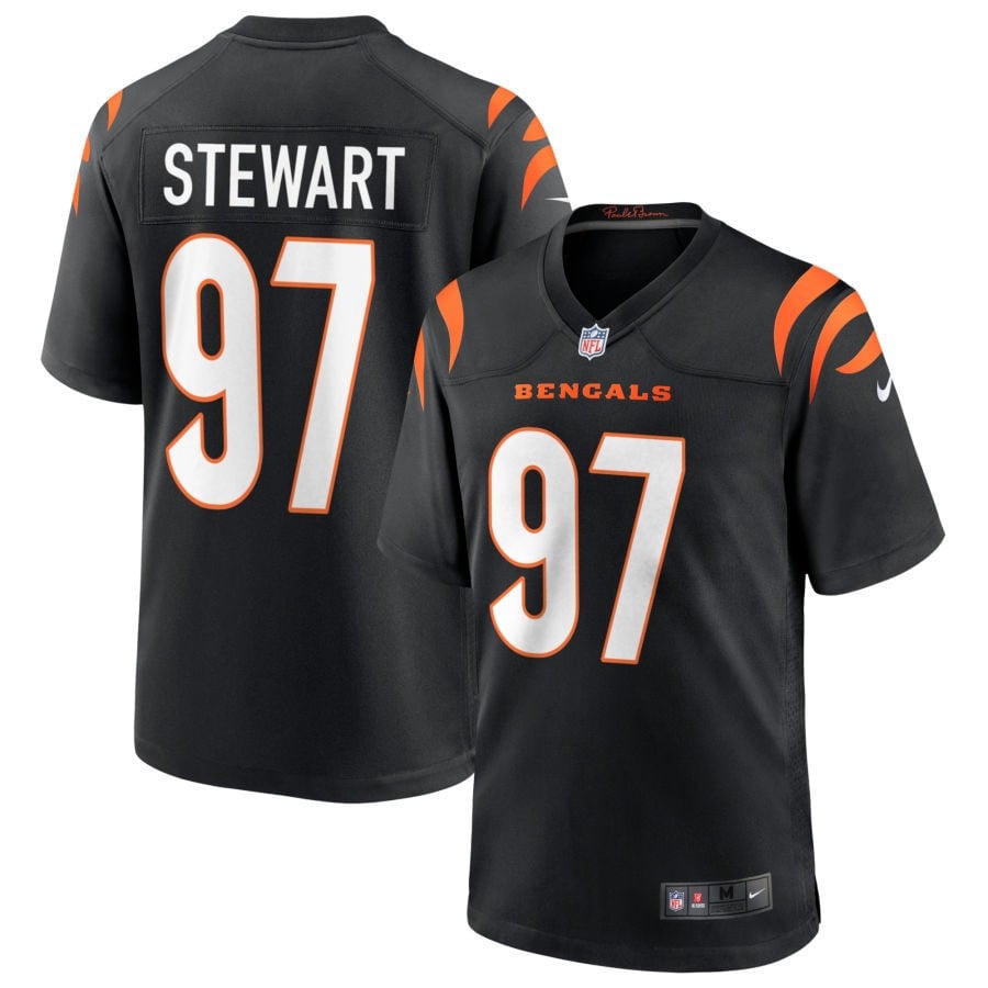 Shemar Stewart Cincinnati Bengals 2025 Game Jersey - Black