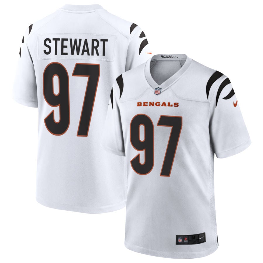 Shemar Stewart Cincinnati Bengals 2025 Game Jersey - White