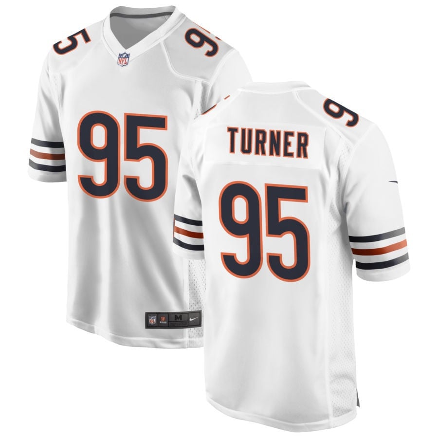 Shemar Turner Chicago Bears 2025 Game Jersey - White
